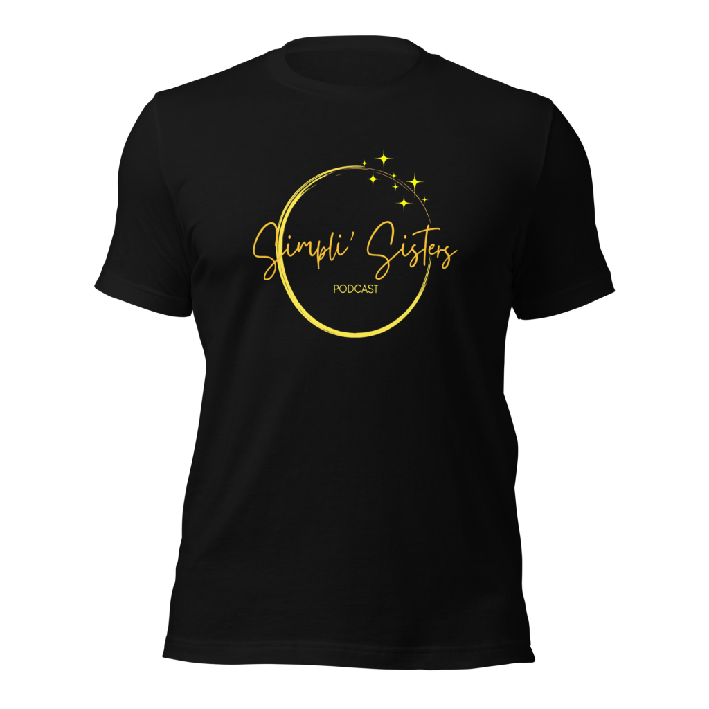 Simpli' Sisters Podcast Unisex t-shirt